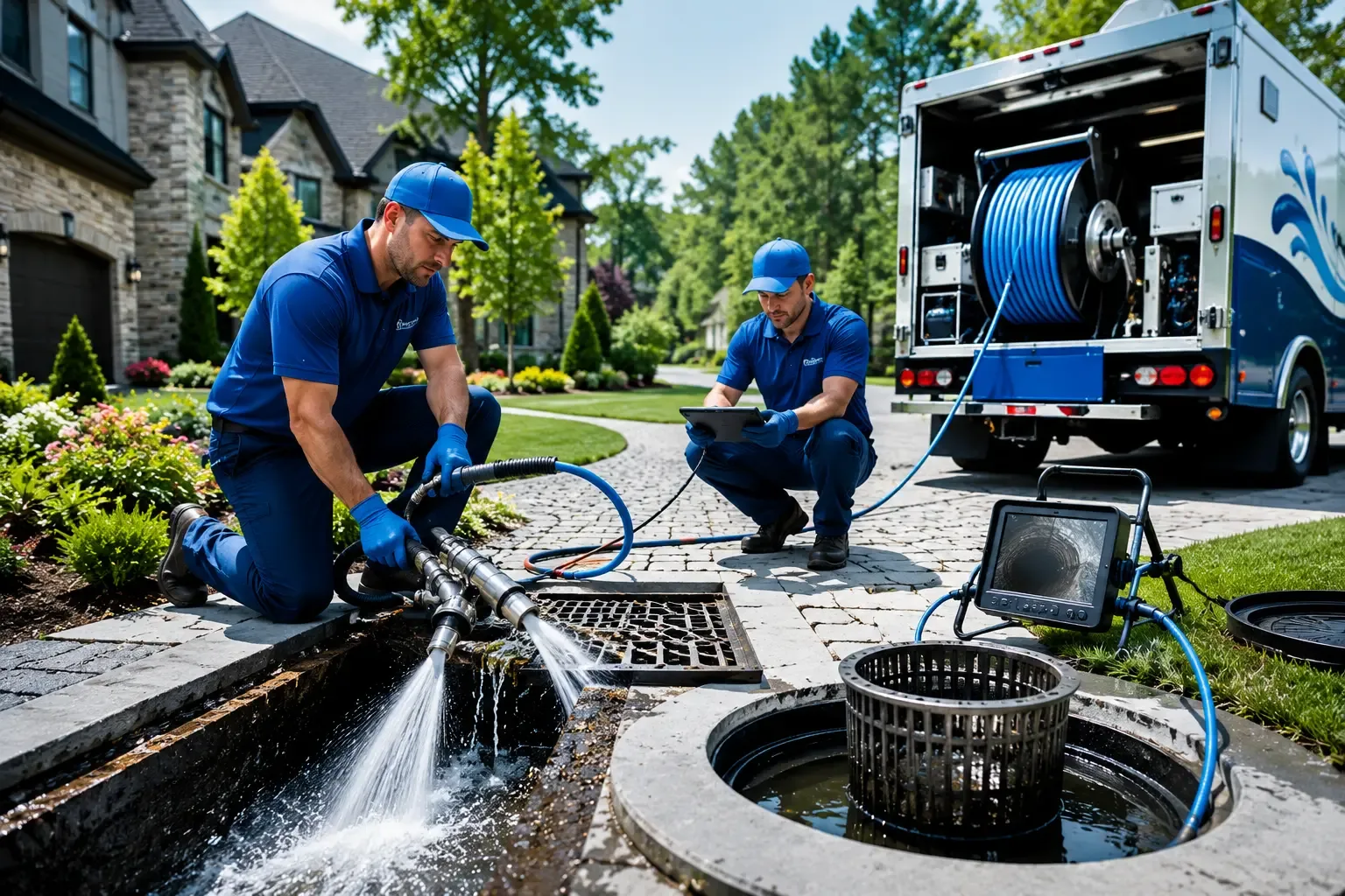 Local outdoor drain cleaning professionals in Clive, IA